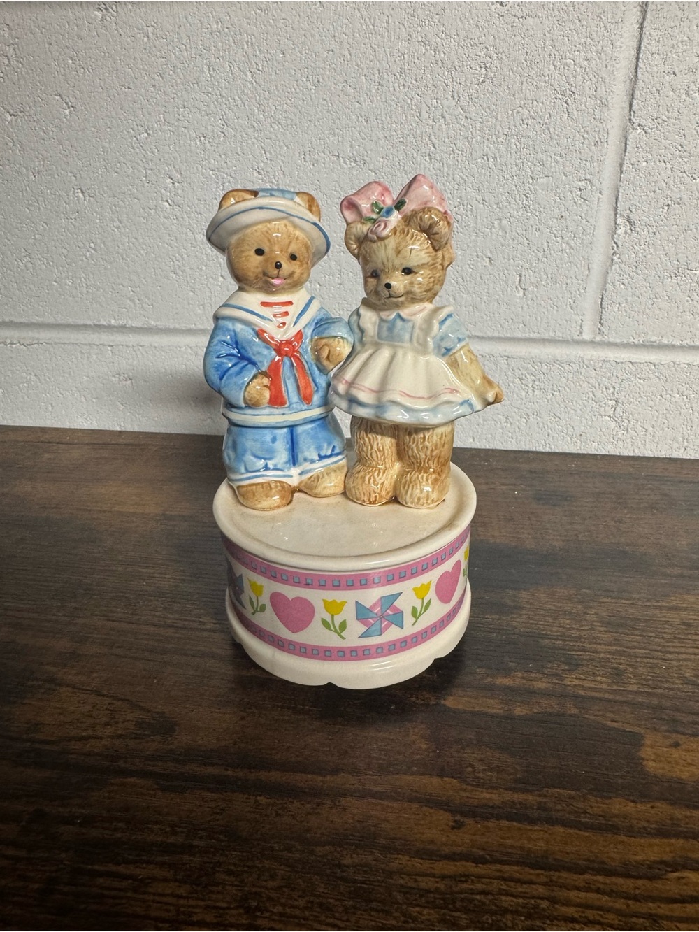 Vintage Korean San Francisco the music box company bears